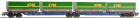 67417 Roco articulated flat car loaded with swap bodies SAE
